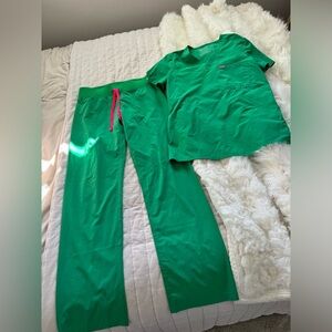 Figs Scrubs safety green limited edition